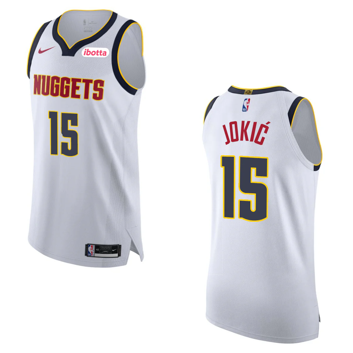 Denver Nuggets #15 Nikola Jokić Association Authentic Jersey - Image 3