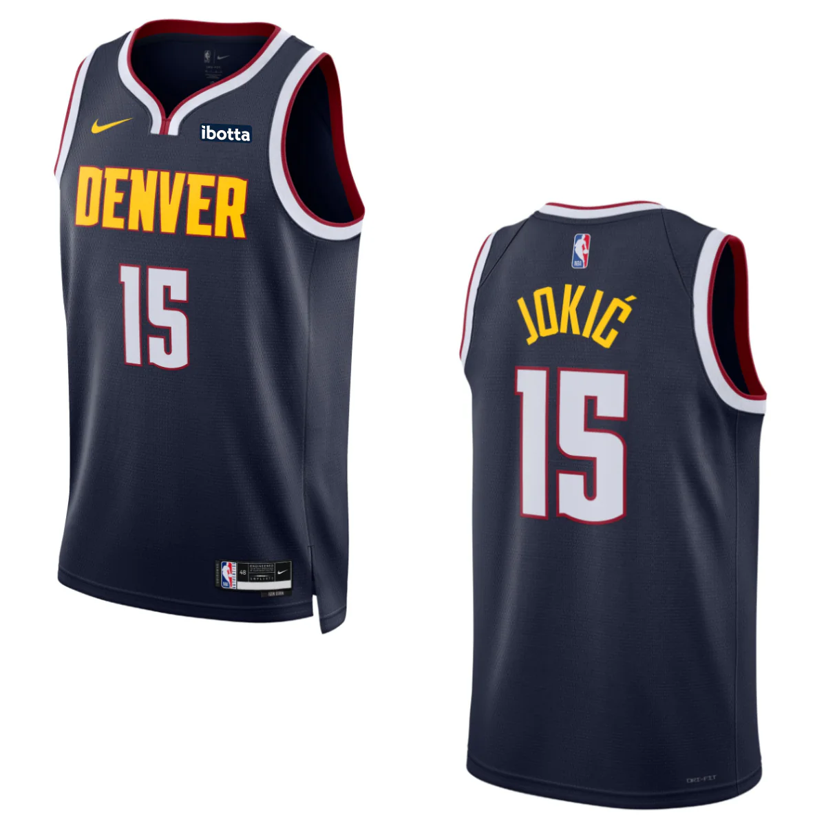 Denver Nuggets #15 Nikola Jokić Icon Swingman Jersey - Image 4