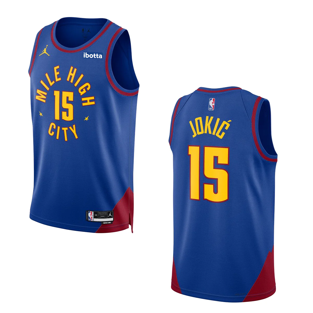 Denver Nuggets #15 Nikola Jokić  Statement Swingman Jersey - Image 4