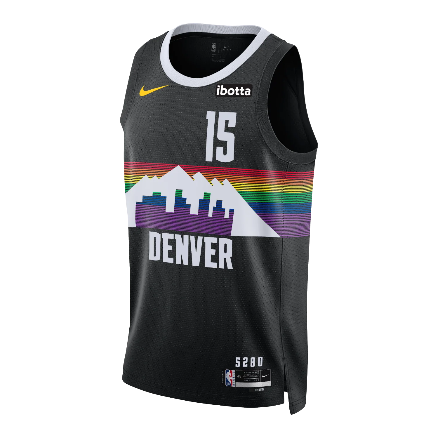 Denver Nuggets 2025-26 City Edition #15 Nikola Jokić Swingman Jersey - Image 3