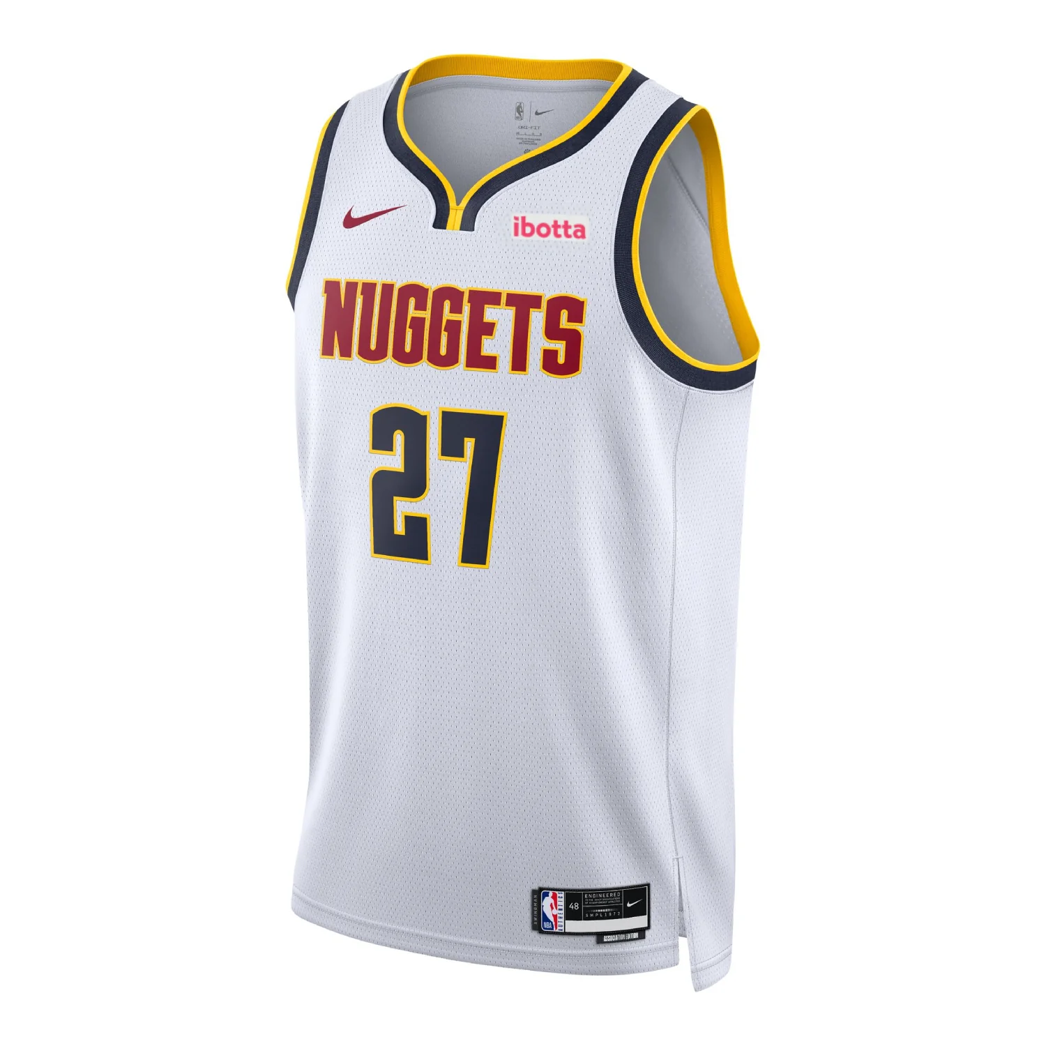 Denver Nuggets #27 Jamal Murray Association Swingman Jersey - Image 3