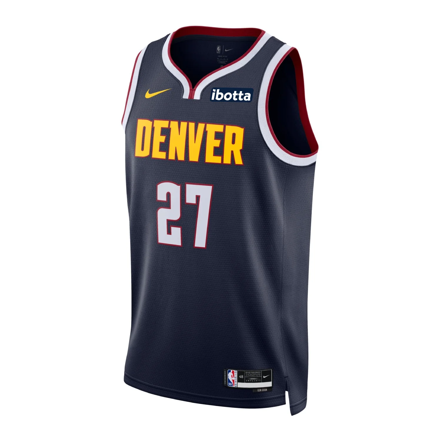 Denver Nuggets #27 Jamal Murray Icon Swingman Jersey - Image 3