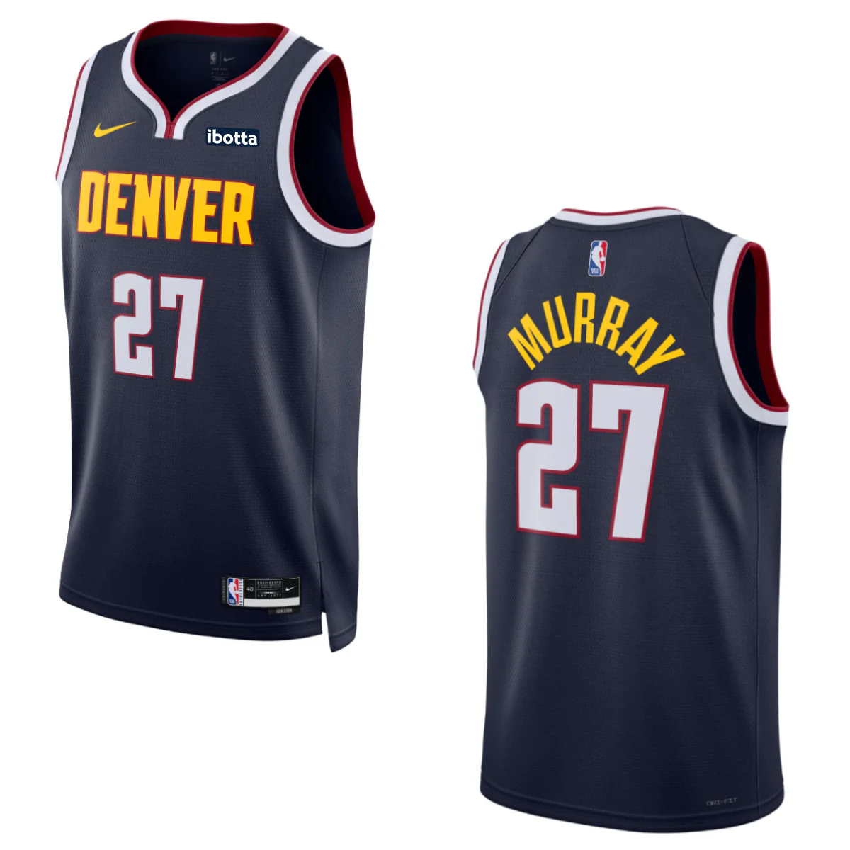 Denver Nuggets #27 Jamal Murray Icon Swingman Jersey - Image 4