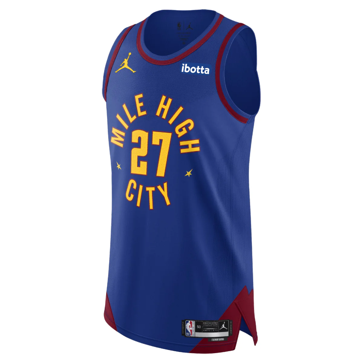 Denver Nuggets #27 Jamal Murray Statement Authentic Jersey - Image 3