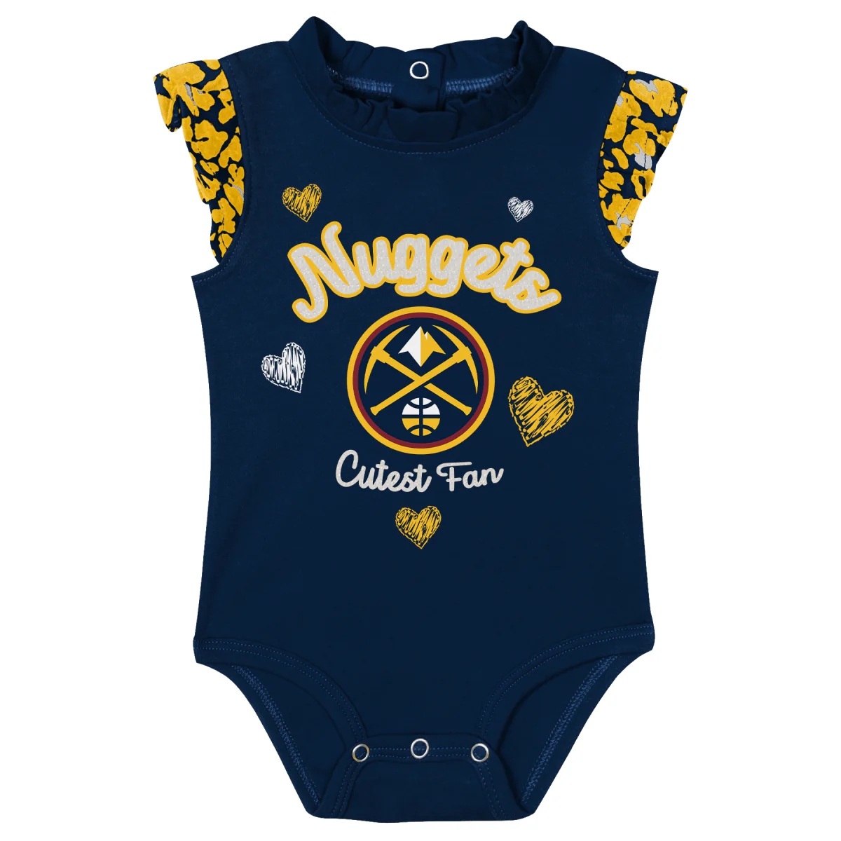 Nuggets Happy Hearts 2 Piece Creeper Set - Image 4